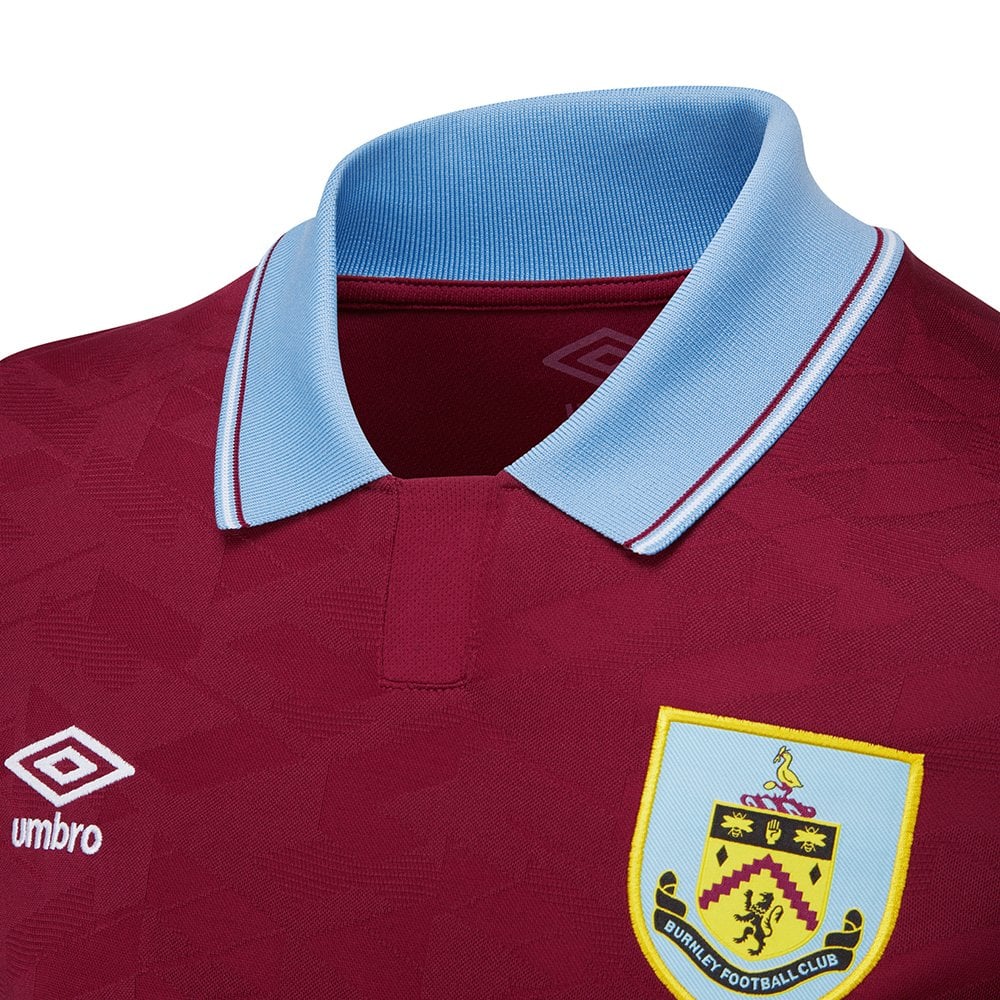 FC Burnley Away Jersey 23 24 Umbro Bfc Away Shirt The Clarets Jersey SIZE  M-XXL