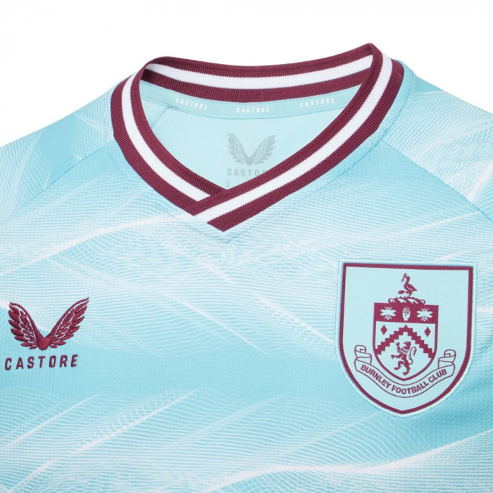 BURNLEY FC WOMENS AWAY SHIRT UNSPONSORED 2025/26