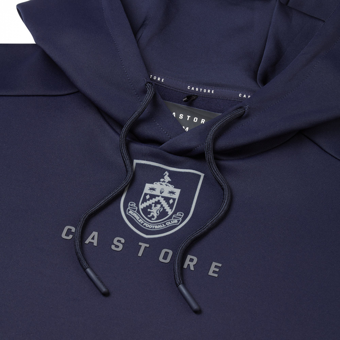 Burnley FC x Castore Navy Lifestyle Hood
