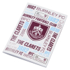 Burnley FC A5 Printed Notebook