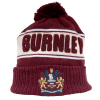 BURNLEY FC NEW ERA RETRO BADGE BEANIE BOBBLE CLARE