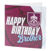 Burnley FC Brother Scroll Card