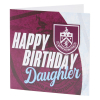 Burnley FC Happy Birthday Daughter