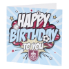 Burnley FC Happy Birthday Card