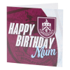 Burnley FC Happy Birthday Mum