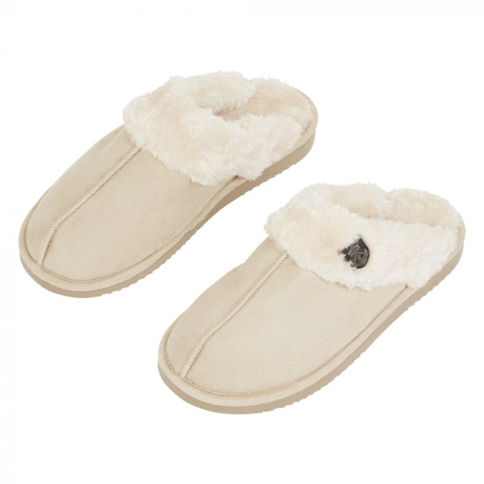 Burnley FC Womens Mule Slippers Beige