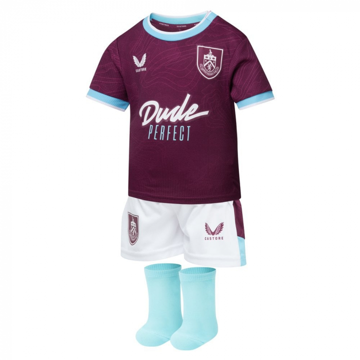BURNLEY FC BABY HOME KIT 2025/26