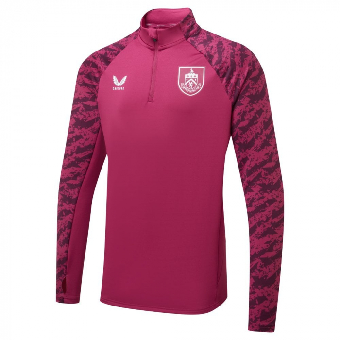 BURNLEY FC RASPBERRY MIDLAYER TOP WOMENS 2025/26