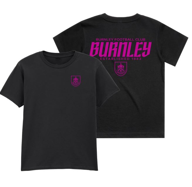 Burnley FC Junior Neon T-Shirt