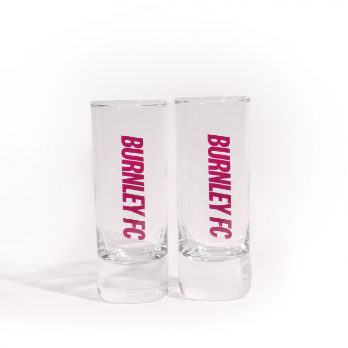 Burnley FC 2 Pack Shot Glass