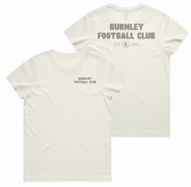Burnley FC Bubble Print Womens T-Shirt