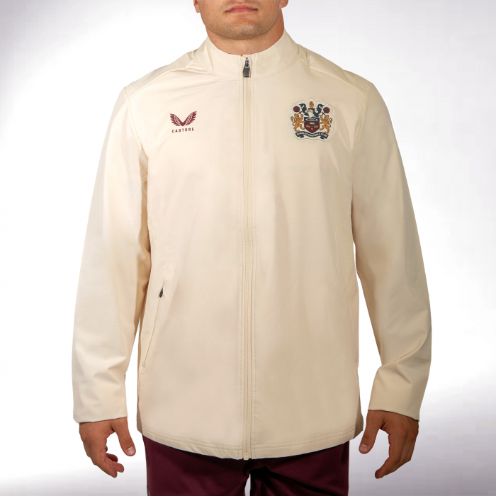 BURNLEY FC CREAM AWAY PRE MATCH JKT JUNIOR 2026/27