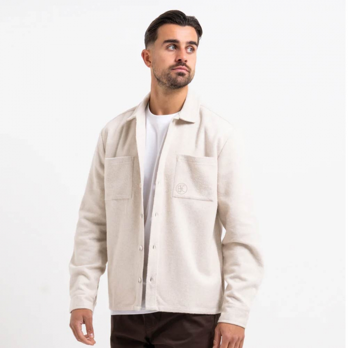 Burnley FC x Bee Inspired Courtouis Overshirt Ecru