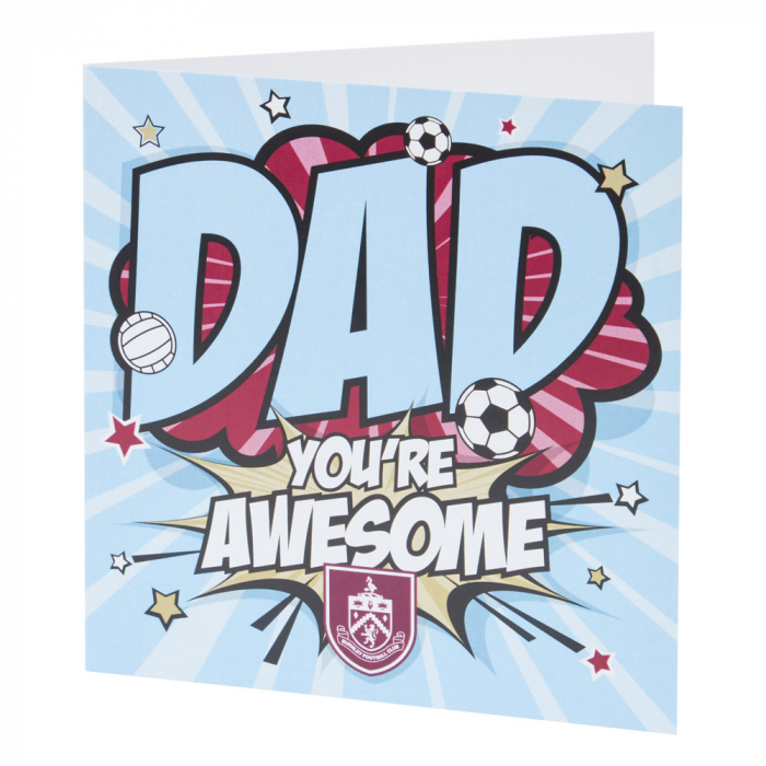 Burnley FC Awesome Dad Card