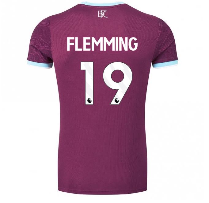 BURNLEY FC ADULT HOME SHIRT UNSPONSORED 2025/26