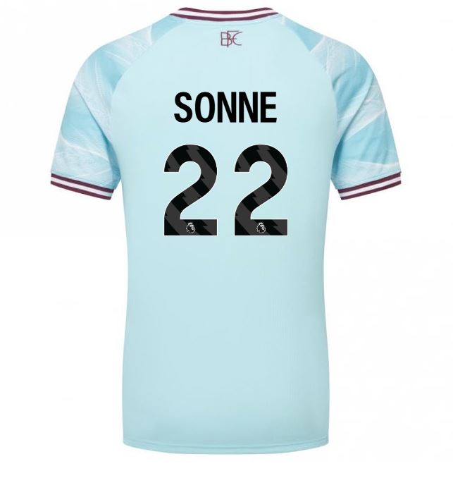 BURNLEY FC ADULT AWAY SHIRT UNSPONSORED 2025/26