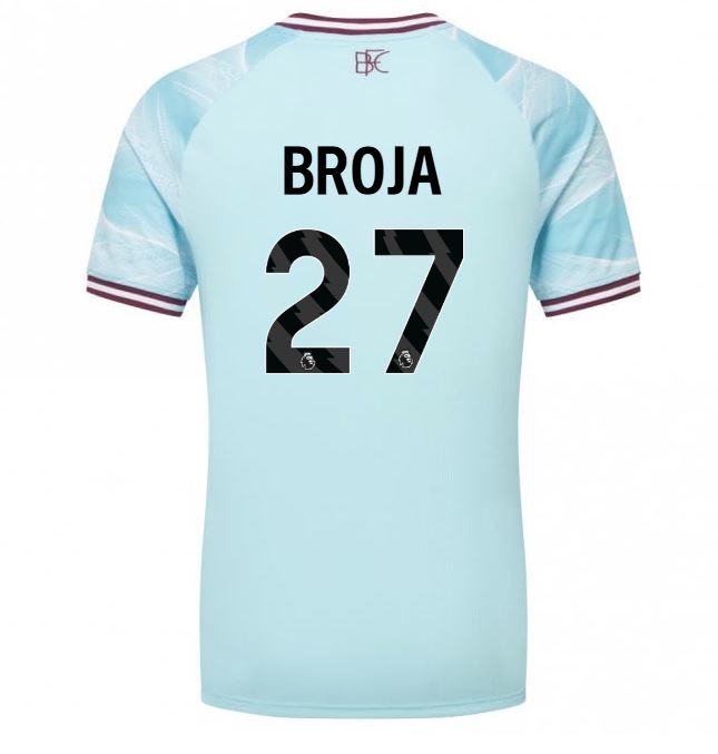 BURNLEY FC ADULT AWAY SHIRT UNSPONSORED 2025/26