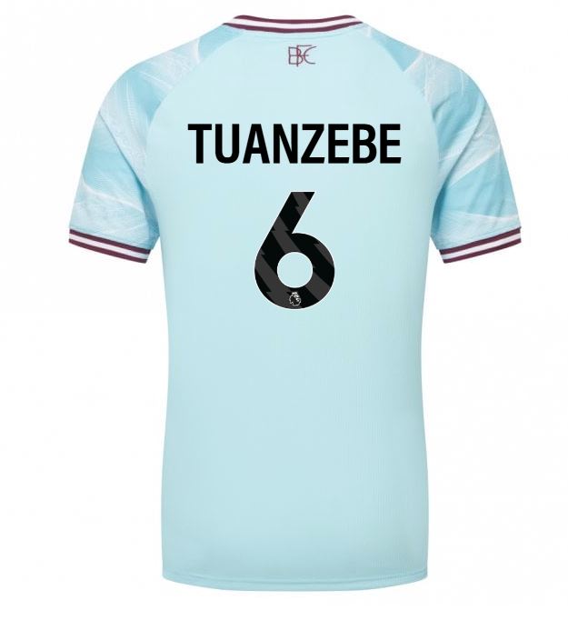 BURNLEY FC ADULT AWAY SHIRT UNSPONSORED 2025/26
