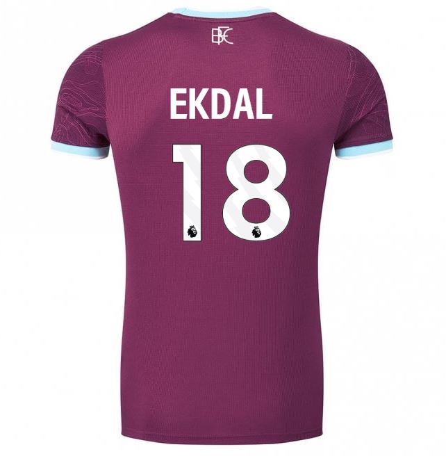 BURNLEY FC JUNIOR HOME SHIRT 2025/26
