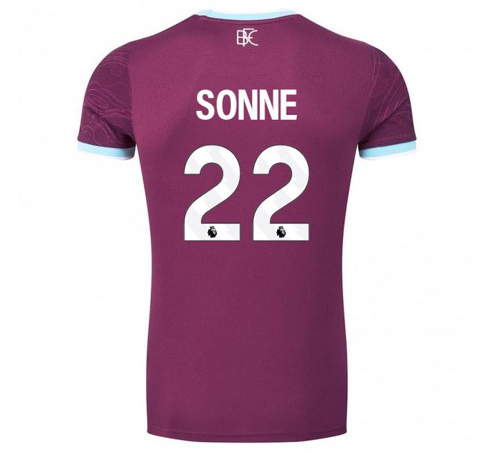 BURNLEY FC JUNIOR HOME SHIRT 2025/26