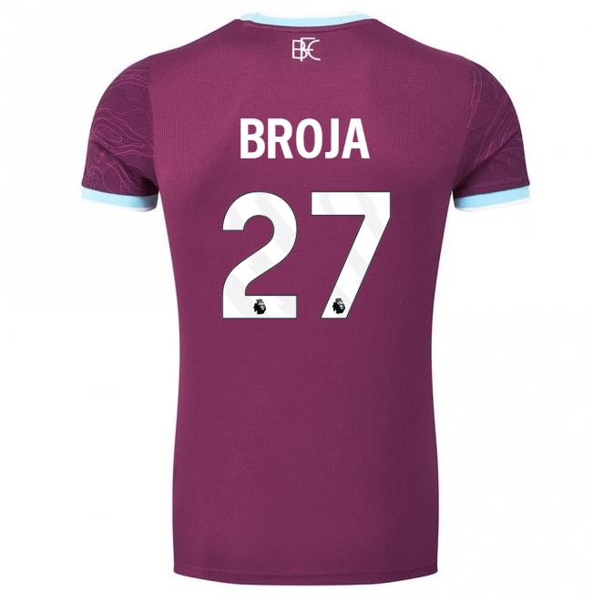 BURNLEY FC JUNIOR HOME SHIRT 2025/26