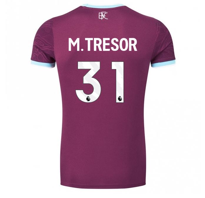 BURNLEY FC JUNIOR HOME SHIRT 2025/26