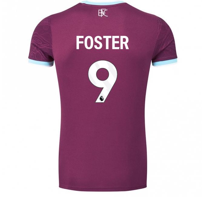 BURNLEY FC JUNIOR HOME SHIRT 2025/26